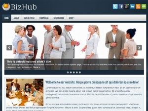 Biznes i portfolio - motyw BizHub