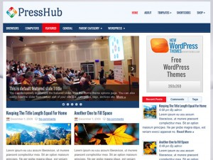 Magazyny Newsy - motyw PressHub